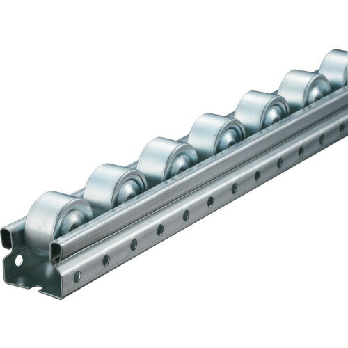 TRUSCO 流動棚用ホイールコンベヤ 鉄製Φ36 P40XL1500 V-3620US-40-1500 ※メーカー直送品