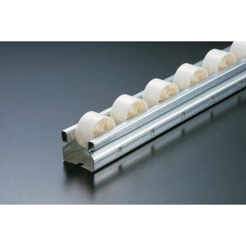 TRUSCO 流動棚用ホイールコンベヤ 樹脂製Φ36 P40XL3000 V-3620UP-40-3000 ※メーカー直送品