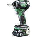 HiKOKI 10.8Vコードレスインパクトドライバ 4.0Ah 高性能モデル バッテリーセット品 WH12DCA-2LS 6444