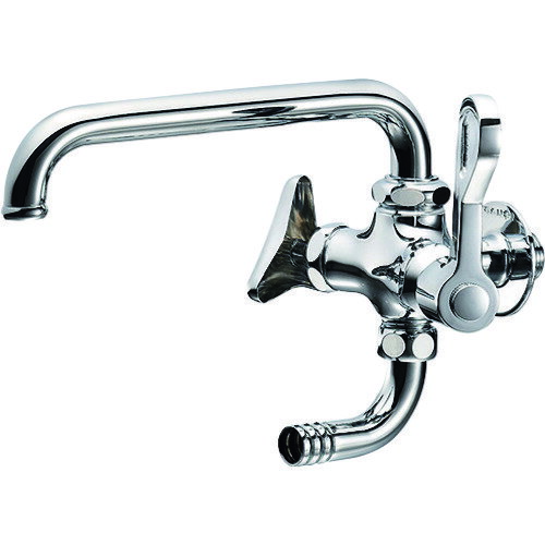 SANEI 厨房用二口横形自在水栓 E2310-13