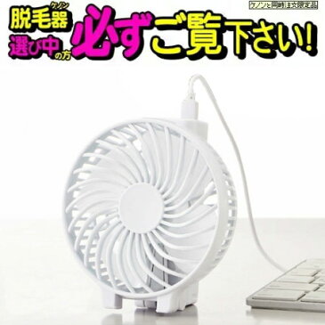 脱毛器 ケノン 同時購入限定価格【ミニ扇風機(ファン)】シンプル＆スタイリッシュなMY扇風機！お出かけでも、デスクでも！風量は3段階に調節可能 USBコード付き 2WAYハンディファン kenon けのん【あす楽】安価