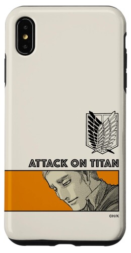 進撃の巨人 俺の目的（エルヴィン） スマホケース iPhone XS Max 用