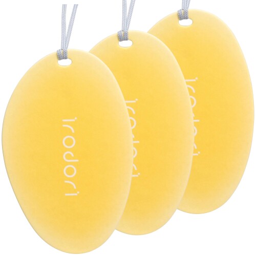 カーメイト(Carmate) 車用 部屋用 吊り下げ 芳香剤 3枚セット イロドリ ハンギング 高濃度 香料 使用 玄関 トイレ クローゼット H1842