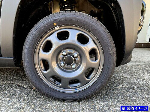 BRIGHTZ スクラムバン DG64V 超鏡面ステンレスメッキセンターホイールキャップリング 4PC DG64 DG G64 64 スクラム バン