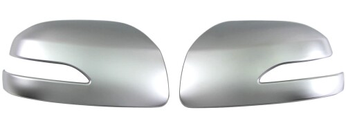 BRIGHTZ プレオプラス LA300 LA310 ドアミラーカバー サテンシルバー LA300 LA310 LA A300 A310 300 310 ミラ イース