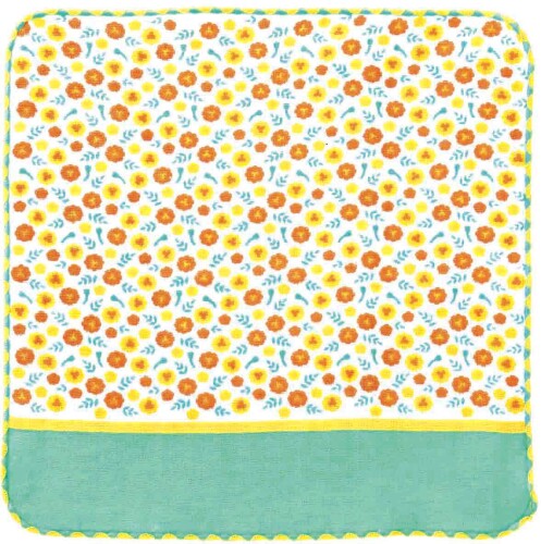 Miyamoto-Towel ハンドタオル グリーン サイズ:約25×25cm サイズ:約25×25cm 材質:綿(表ガーゼ・裏タオル) 原産国:日本 かわいいものが大好きな町娘をイメージしてデザインされたハンカチ 表面はガーゼ、裏面は吸水...