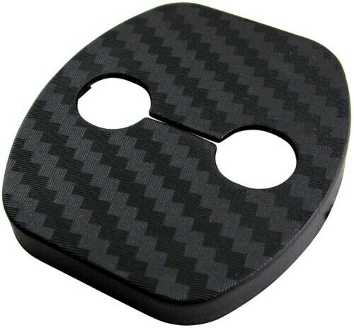 BRIGHTZ ステージア M35 カーボン調ドアストライカーカバー 1PC HM35 NM35 PM35 PNM35 HM NM PM PNM M 35