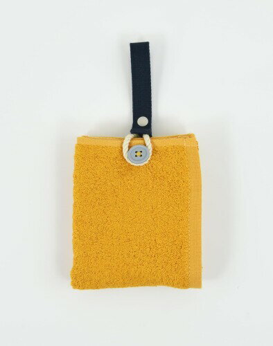 Kosugizen プチフェイスタオル Mikketa+(ミッケタプラス) マスタード 25×40cm 出し入れ不要でさっと使えて簡単取りつけ 1枚 MKT-4512PP