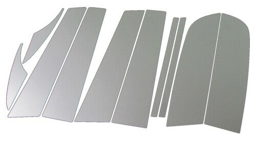 BRIGHTZ カローラルミオン 151 152 154 超鏡面ステンレスメッキピラーパネル バイザー無用 10PC NZE151N ZRE152N ZRE154N NZE ZRE NZE151 ZRE152 ZRE154 E151 E152 E154 150 カローラ ルミオン 4599