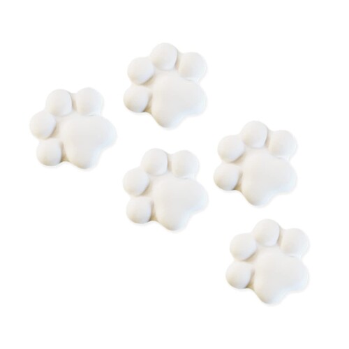 J-kitchens 勲山窯 肉球 型 アロマ プレート 5個 (アロマストーン) 波佐見焼(勲山窯 アロマデュフューザー用) 約Φ3x0.8cm