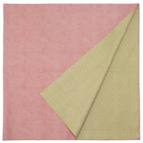 風呂敷 赤鮫 三巾風呂敷 (約105×105cm) 、あぶらとり紙 (9×9cm) 洛北 京あぶらとり紙付 M121A (包装紙ローズ)