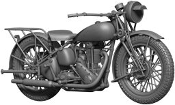 エイチスリーモデル 1/48 第二次世界大戦 イギリス陸軍 軍用バイク ボーントゥライド レジンキット HS48012