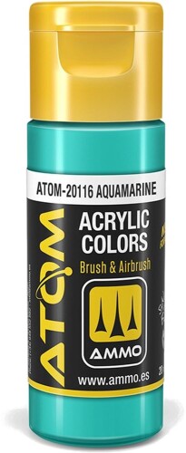 アモ アトムカラー アクアマリン 20mL ホビー用塗料 AMOATOM-20116