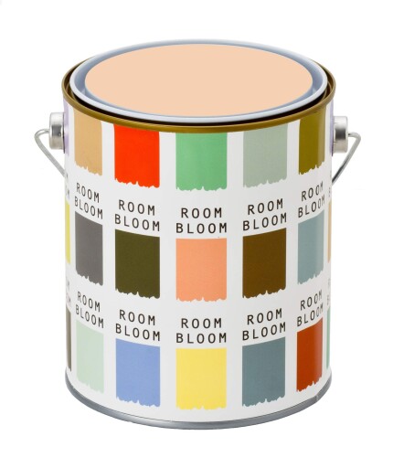 ニッペ 水性塗料(室内 壁用 内装 ペンキ) ROOMBLOOM Matte 1kg カラー:sweet&sour（黄 肌色） 日本製 4580535472795