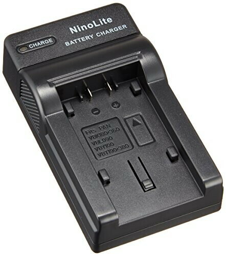 NinoLite USB型 バッテリー 用 充電器 海外用交換プラグ付 パナソニック Panasonic VW-VBK180 VW-VBT380-K VW-VBT190-K 等対応