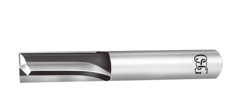 オーエスジー 成形用2枚刃CPMエンドミル直刃ミディアム形 外径8mm 全長60mm 刃長20mm シャンク径8mm CPM-STDN 8(82776)