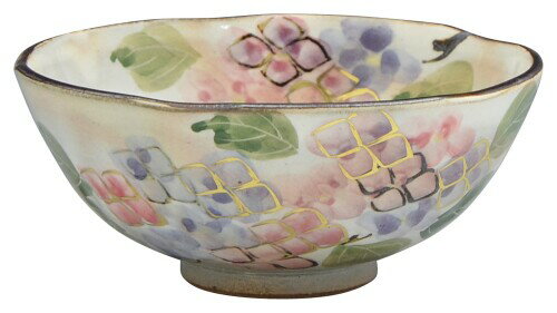 京焼 清水焼 飯碗 小 俊山窯 京あじさい LSA419-02