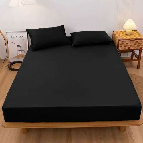 AULIFLOWER ボックスシーツ シングル ベッドシーツ ベッドカバー 吸水速乾 シーツ 厚さ5 cm～30 cmのマットレスに適しています マットレスカバー 肌に優しい 洗える オールシーズン 快適 100×