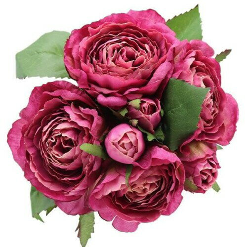 造花 シルクフラワー 『ガーデンローズバンドル ビューティ VE6797』