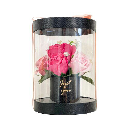 楽天ミスターポストマン楽天市場支店Q-FLA（キューフラ） Bath Fragrance（バス・フレグランス） お花の形の入浴剤 フラワーアレンジボックス エレガントアレンジ ピンク