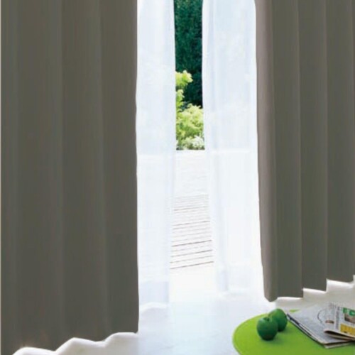 シーフィールド 日本製防炎 1級遮光カーテン 幅150×丈235cm : 2枚組 チャコールグレー 99.99％以上遮光 断熱 防寒 防音 省エネ 厚手 無地 おしゃれ 洗える 寝室 リビング用 NE-01