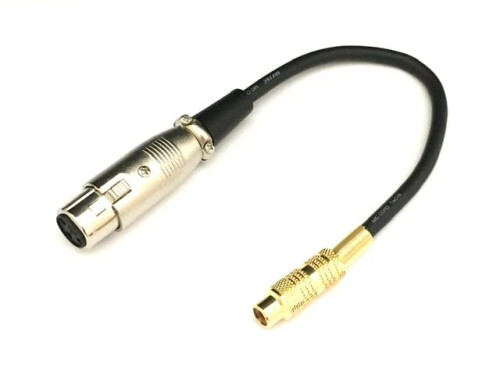 XLRマイク端子変換コード3ピンメス-RCAジャック20cm