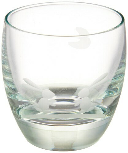 大塚硝子(Otsukaglass) ガラス 冷酒グラス 猪口 約95ml 切子 月うさぎ グリーン 日本製 11H059-GR