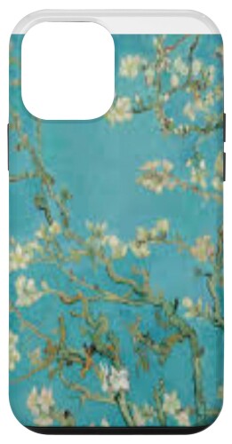 iPhone 12 mini 花咲くアーモンドの木の枝 Almond Blossom Vincent van Gogh フィンセント ファン ゴッホ スマホケース
