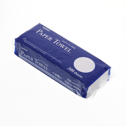HEIKO エコペーパータオル 小判 シングル 004722002 1ケース(200枚入×40パック 合計8000枚)