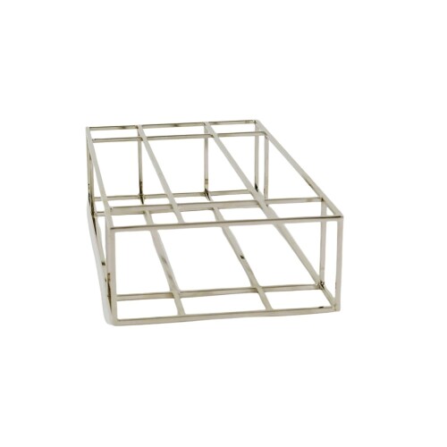 志成販売 ホテルライクなアウトラインのティッシュケース シルバー W24×D12.5×H5.5cm 収納部分:W23.4×D11.7×H4.8cm 108041