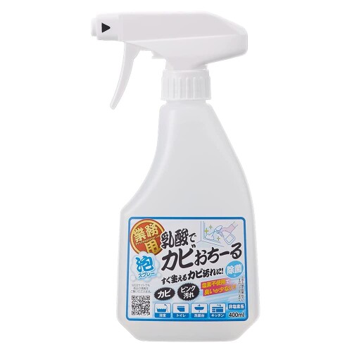 アイメディア(Aimedia) カビ取り剤 浴室洗剤 400ml 日本製 浴室用 乳酸 非塩素系 業務用 乳酸でカビおちーる