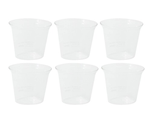PYREX パイレックス プリンカップ 150ml Blow ブロー 6個セット 耐熱ガラス 電子レンジ対応 食洗機対応 CP-1885