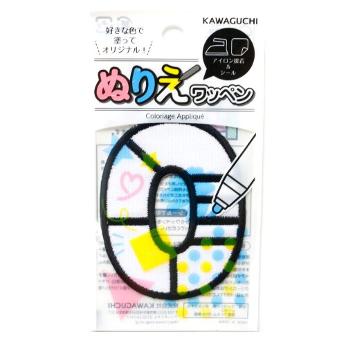 KAWAGUCHI(カワグチ) 手芸用品 ぬりえワッペン O 15-362