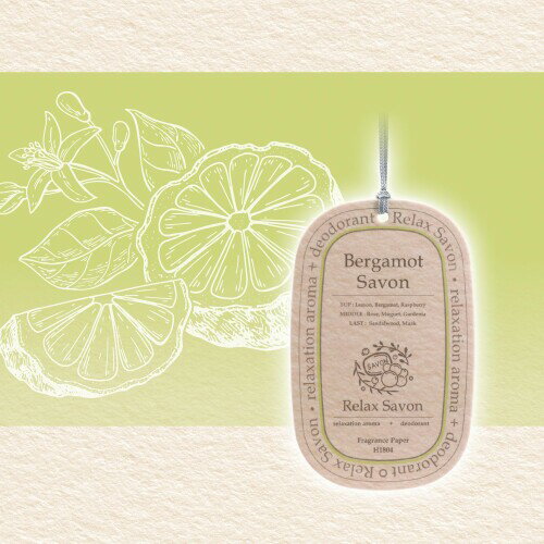 カーメイト(Carmate) 車用 部屋用 吊り下げ 芳香剤 3枚セット リラックスサボン ハンギング 高濃度 香料 使用 玄関 トイレ クローゼット H1804 2