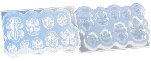 亀島商店 ソフトモールド 出目金魚 立体型 (小・極小) 講師・上級者向け ホビー用ツール C-821