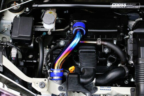 テイクオフ エアインテークパイプ チタンVer. アルトワークス/ターボRS HA36S/ハスラーターボ MR52S/スペーシアカスタムターボ MK53S