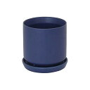 _g(Dulton) |pi Z~bN |bg u[ 120~a130mm ꌊ ̌^ CERAMIC POT BLUE G19-0006M/BL