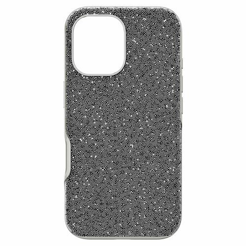 High iPhone 16 スマートフォンケース シルバークリスタル