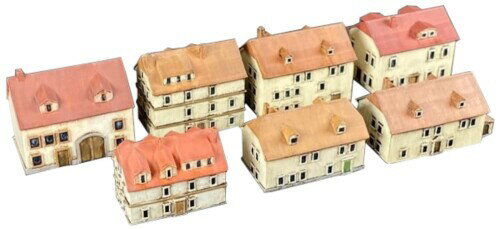 ファイヤースターター 1/700 欧州建築物 住宅セット レジンキット FS-ST4 (情景)
