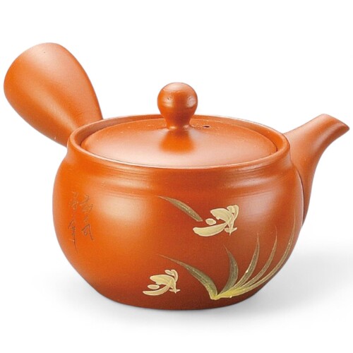 J-kitchens 新茶 ポット 常滑焼 かご網 急須 茶こし 付 400cc 日本製