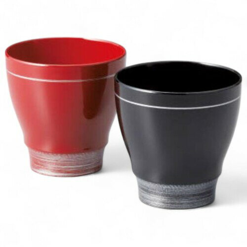 J-kitchens 2客セット 湯呑み 木粉と樹脂の合成加工 ウレタン塗り 食洗機対応 PID-530025 日本製