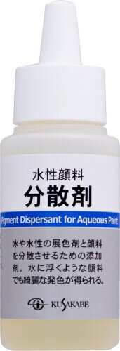 クサカベ(Kusakabe) 画用液 水性顔料分散剤 50ml 378541 容量:50ml サイズ:3.5×4×10.5cm 重さ:65g 水性 原産国:日本 水や水性の展色剤と顔料を分散させるための添加剤です。 アルコールよりも顔料が湿り、綺麗な発色が得られます。 クリムソンレーキやマダー類、プルシャンブルー等の粒子の細かい顔料はメディウムと混ざりにくいので、水と一緒に水性顔料分散剤を使うのがオススメです。 商品コード13080452195商品名クサカベ(Kusakabe) 画用液 水性顔料分散剤 50ml 378541型番378541サイズ50ml※他モールでも併売しているため、タイミングによって在庫切れの可能性がございます。その際は、別途ご連絡させていただきます。※他モールでも併売しているため、タイミングによって在庫切れの可能性がございます。その際は、別途ご連絡させていただきます。