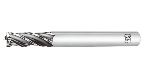 オーエスジー 4枚刃ハイススクエアエンドミルロングシャンクショート形 外径48mm 全長340mm 刃長75mm シャンク径42mm LS-EMS 48×340×75(71148)