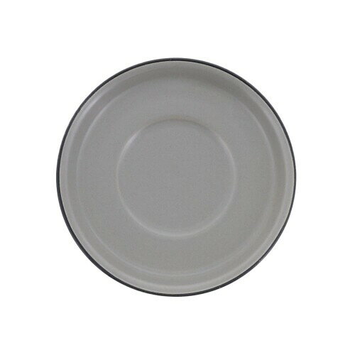 EAST table(イーストテーブル) ソーサー グレー 15.5cm CAFEマット 日本製 レンジ対応 食洗機対応 913-012-02