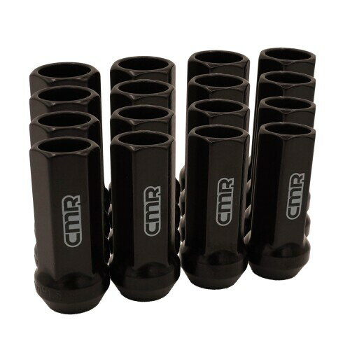 シーエムアール（CMR） レーシングナットM12×P1.5 16個入 17HEXブラック トヨタ・ホンダ・三菱・マツダ・ダイハツ NT1215016