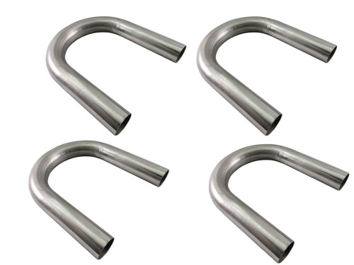 BRIGHTZ 42.7Φ 180度 ステンレス 曲げパイプ 1.2mm厚 4PC 42.7パイ 42.7[ファイ] 180°