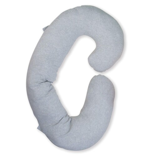 大きな抱き枕 授乳クッション Body&Nursing 妊娠時から出産後まで使える マタニティ抱き枕 足枕 背もたれ 肘掛け 綿100%カバー 1