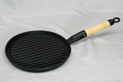 キャッスルエンタープライズ(Castle Enterprise) アサヒ 鋳鉄製 網焼 ステーキパン(ガス・IH対応)業務用使用品