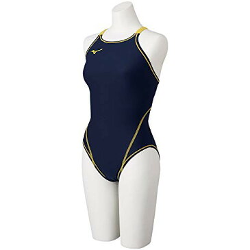 MIZUNO(ミズノ) 競泳水着 トレーニング 練習用 レディース エクサースーツ ミディアムカット N2MA8260 イエロー サイズ:L