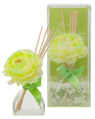 元藏 ルームフレグランス Lotta ラナンキュラス ディフューザー 日本製 666020 リフレッシュグリーンの香り 100ml